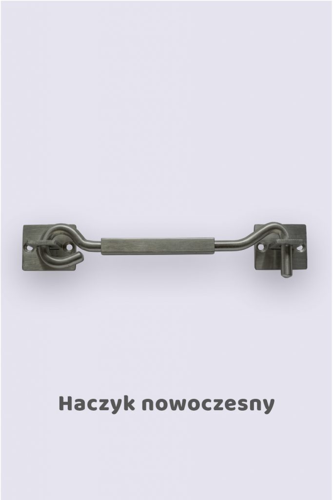 Haczyk do zamykania drzwi, styl nowoczesny