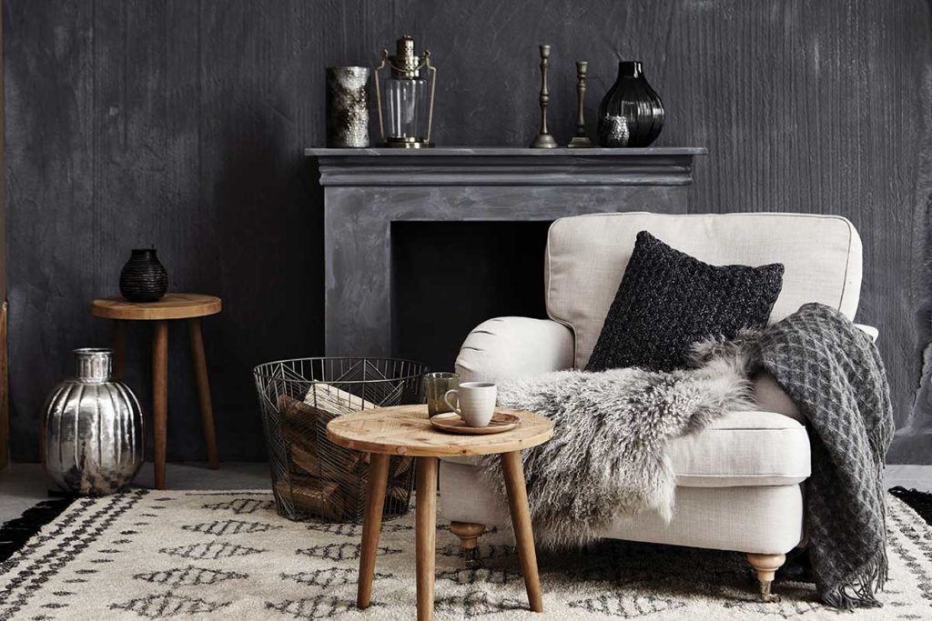 skandynawskie wnętrze w stylu hygge