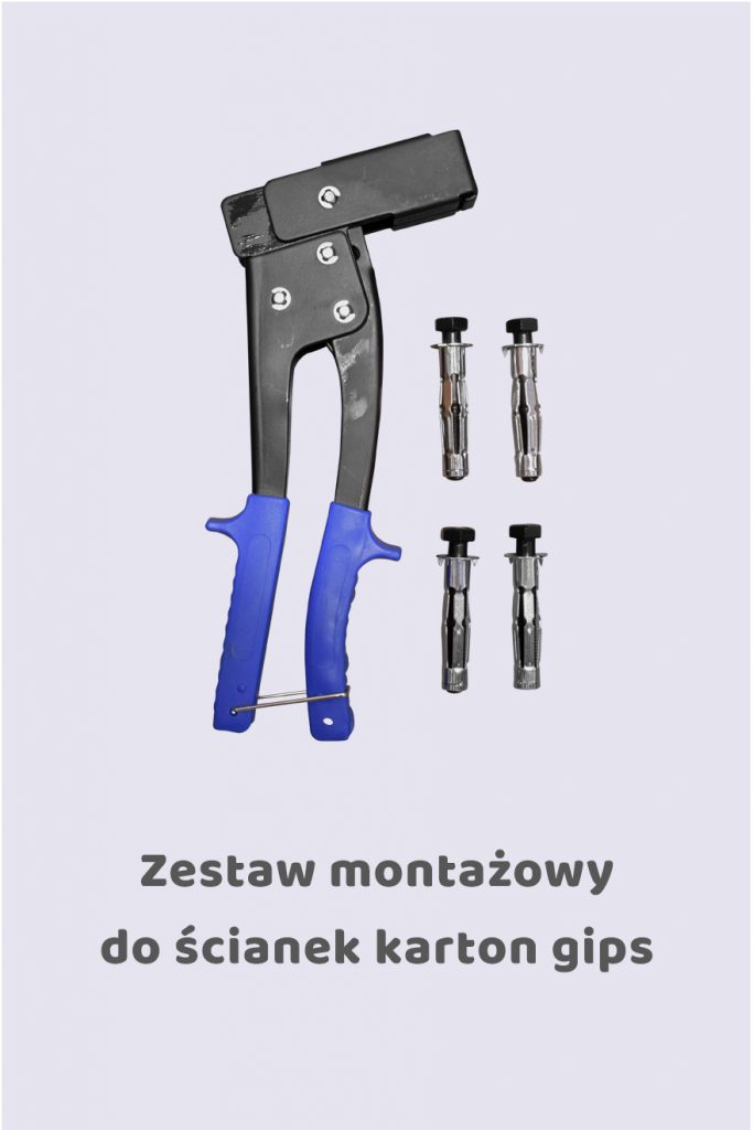 Montaż drzwi w ściance karton gips, zestaw